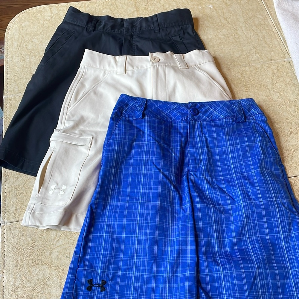 Boys golf shorts Nike Under Armour medium